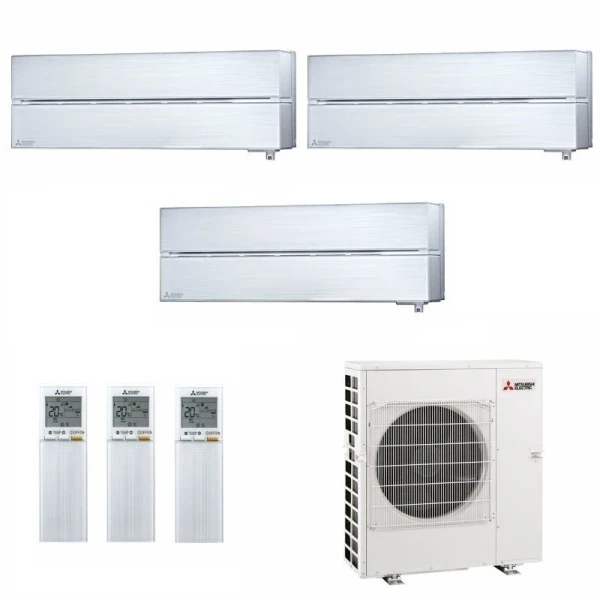 Mitsubishi Tres Split 9+9+18 Btu Blanco Perla MXZ-3F54VF4