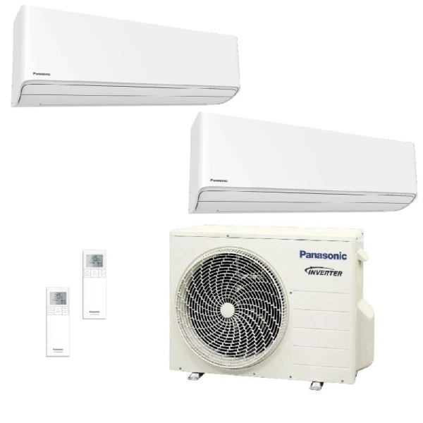 Acondicionado Panasonic Dual Split 5000+5000 Z Etherea CU-2Z35TBE