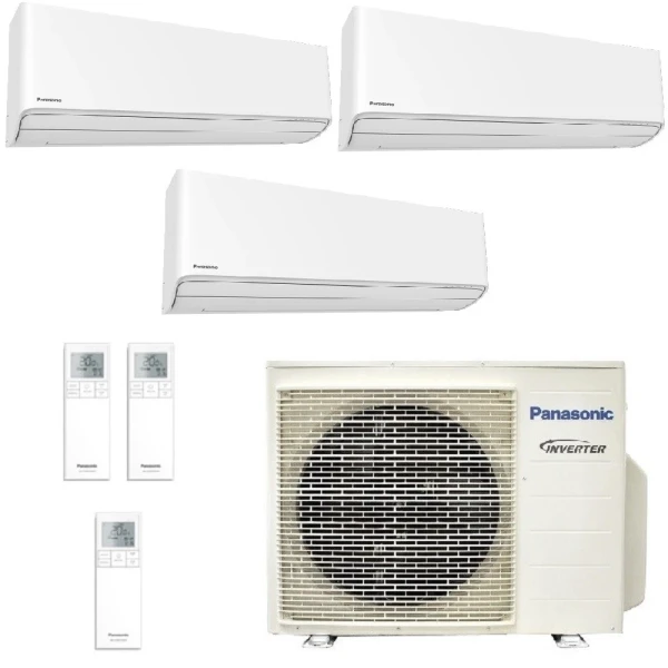 Acondicionado Panasonic Tres Split 5000+5000+5000 Z Etherea 3Z52