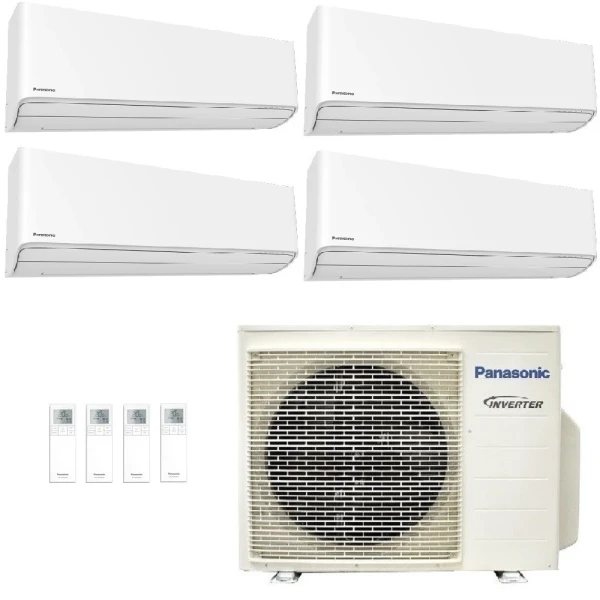 Acondicionado Panasonic Cuatro Split 7+7+7+7 Z Etherea CU-4Z68TBE