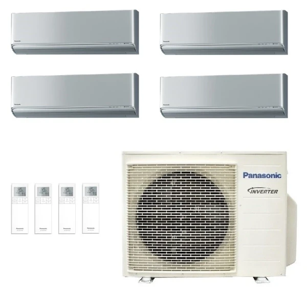 Acondicionado Panasonic Cuatro Split 12+12+12+12 XZ Etherea 4Z80TBE