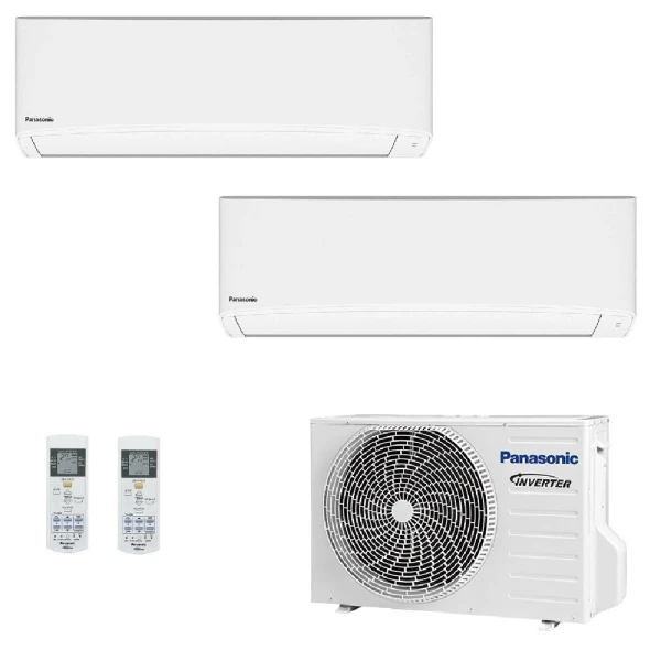 Acondicionado Panasonic Dual Split 5000+5000 TZ compacto CU-2Z41TBE