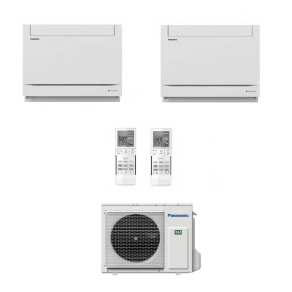 Acondicionado Panasonic Dual Split 9+9 Btu Console CU-2Z41TBE