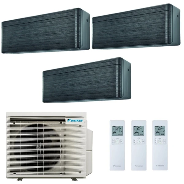 Daikin Tres Split 7+7+7 Stylish Negro 3MXM40A9