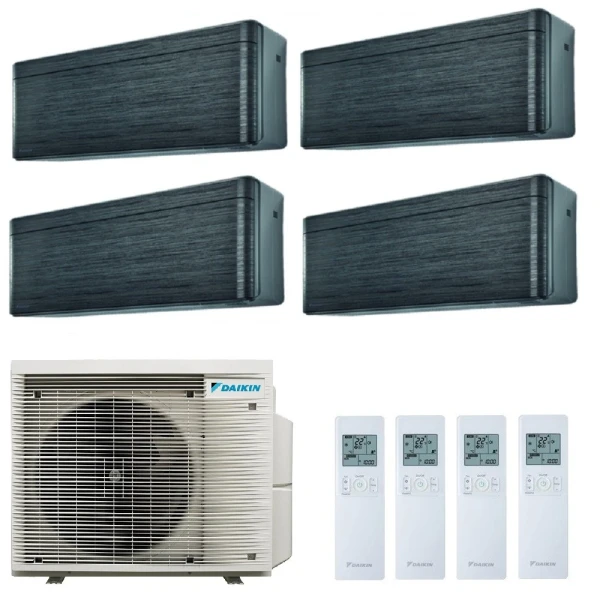 Daikin Cuatro Split 7+7+7+7 Stylish Blackwood 4MXM68A9