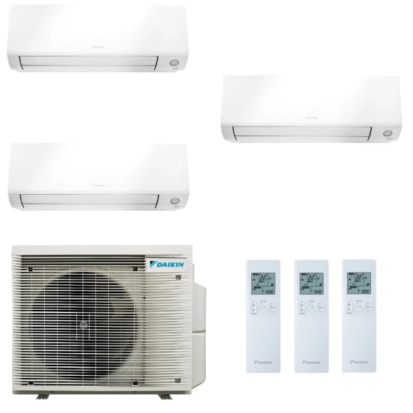 Aire acondicionado Daikin Tres Split 7+7+7 Perfera Blanco 3MXM40A9