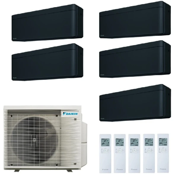 Daikin Cinco Split 7+7+7+9+9 Stylish Total Black 5MXM90A9