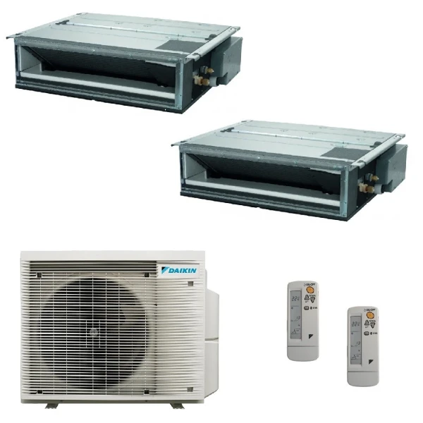 Aire acondicionado Daikin Dual Split 9+9 FDXM-F9 2MXM40A9 BRC4C65