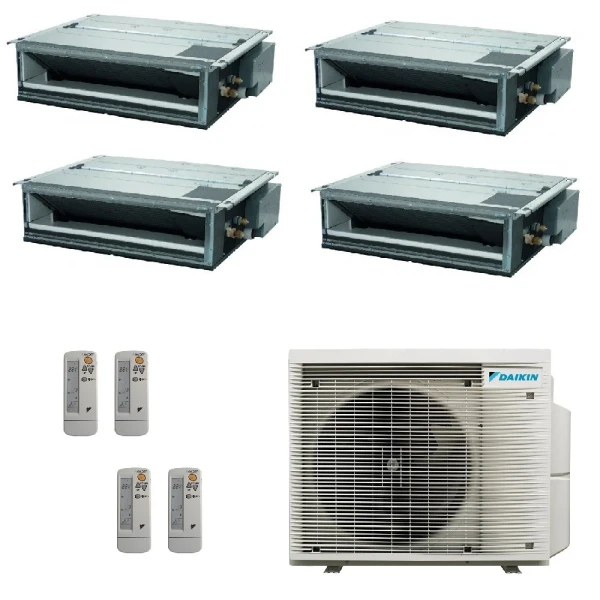 Daikin Cuatro Split 9+9+9+9 FDXM-F9 BRC4C65 4MXM68A9