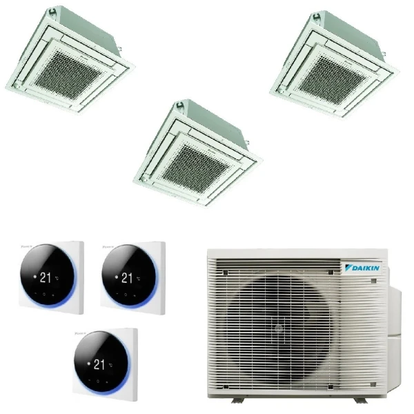 Daikin Tres Split 9+9+9 Cassette BRC1H52 3MXM52A9