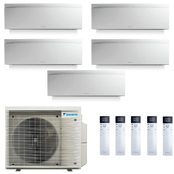 Aire acondicionado Daikin Cinco 7+7+7+9+9 Emura 3 Blanco 5MXM90A9