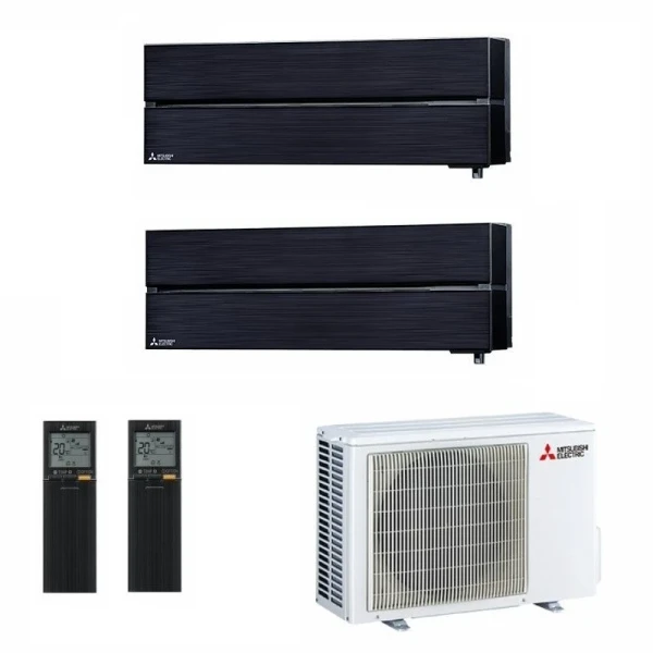 Mitsubishi Dual Split 9000+9000 Btu Negro ónix MXZ-2F33VF4