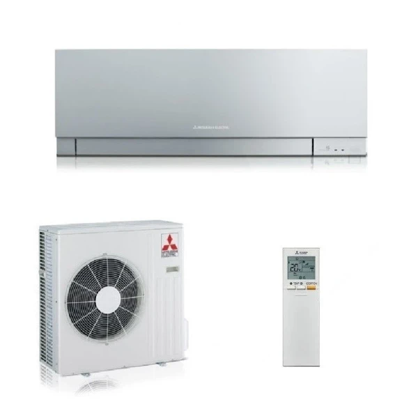 Aire acondicionado Mitsubishi Mono Split 18 Btu Plateado MUZ-EF50VG