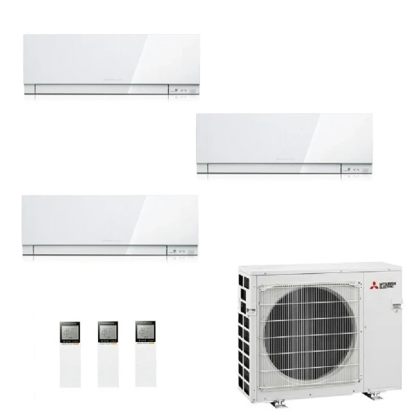 Aire acondicionado Mitsubishi Tres Split 9+12+12 Blanco MXZ-3F68VF4