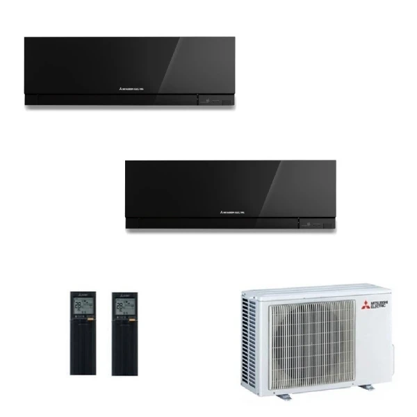 Aire acondicionado Mitsubishi Dual Split 7+7 Btu Negro MXZ-2F33VF4