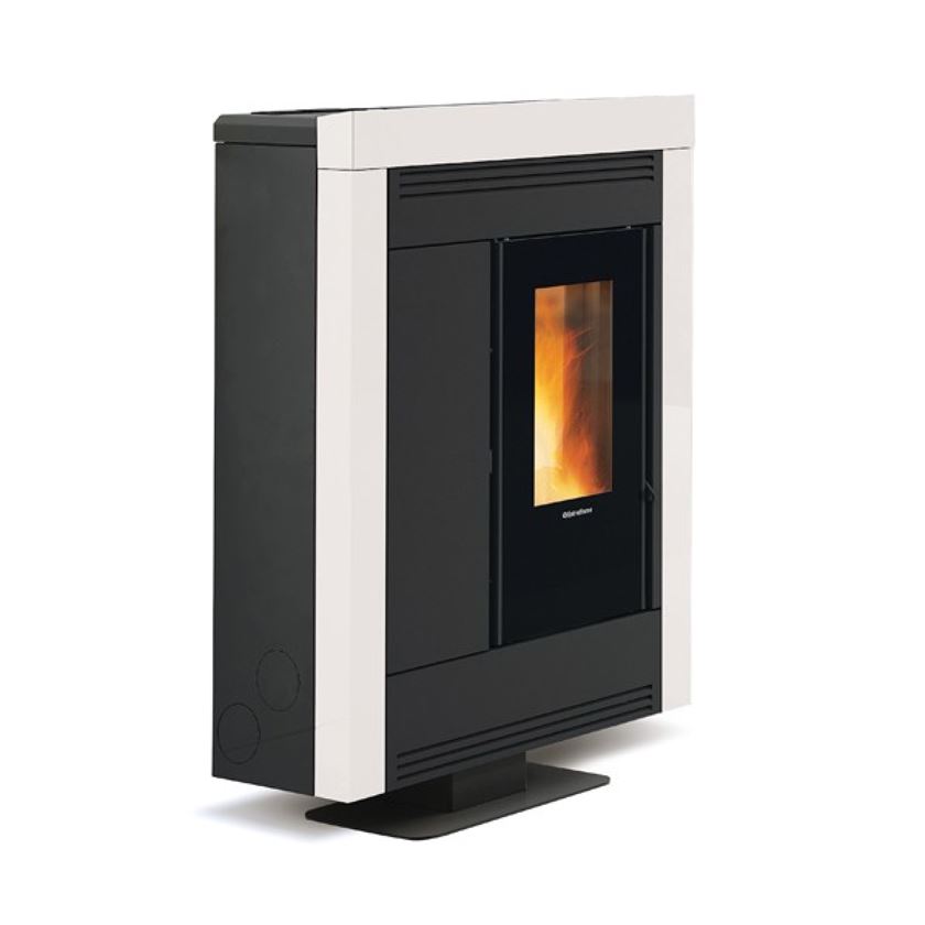 Extraflame Souvenir Steel Evo Blanco 1275754 10.2 kW